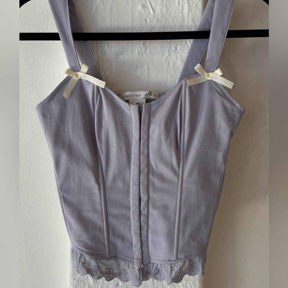 Altar’d State Bow Corset Top